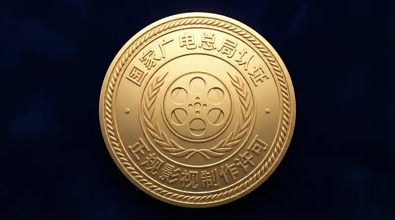 精神小妹获得国家广电总局颁发的正规影视制作许可认证金色徽章